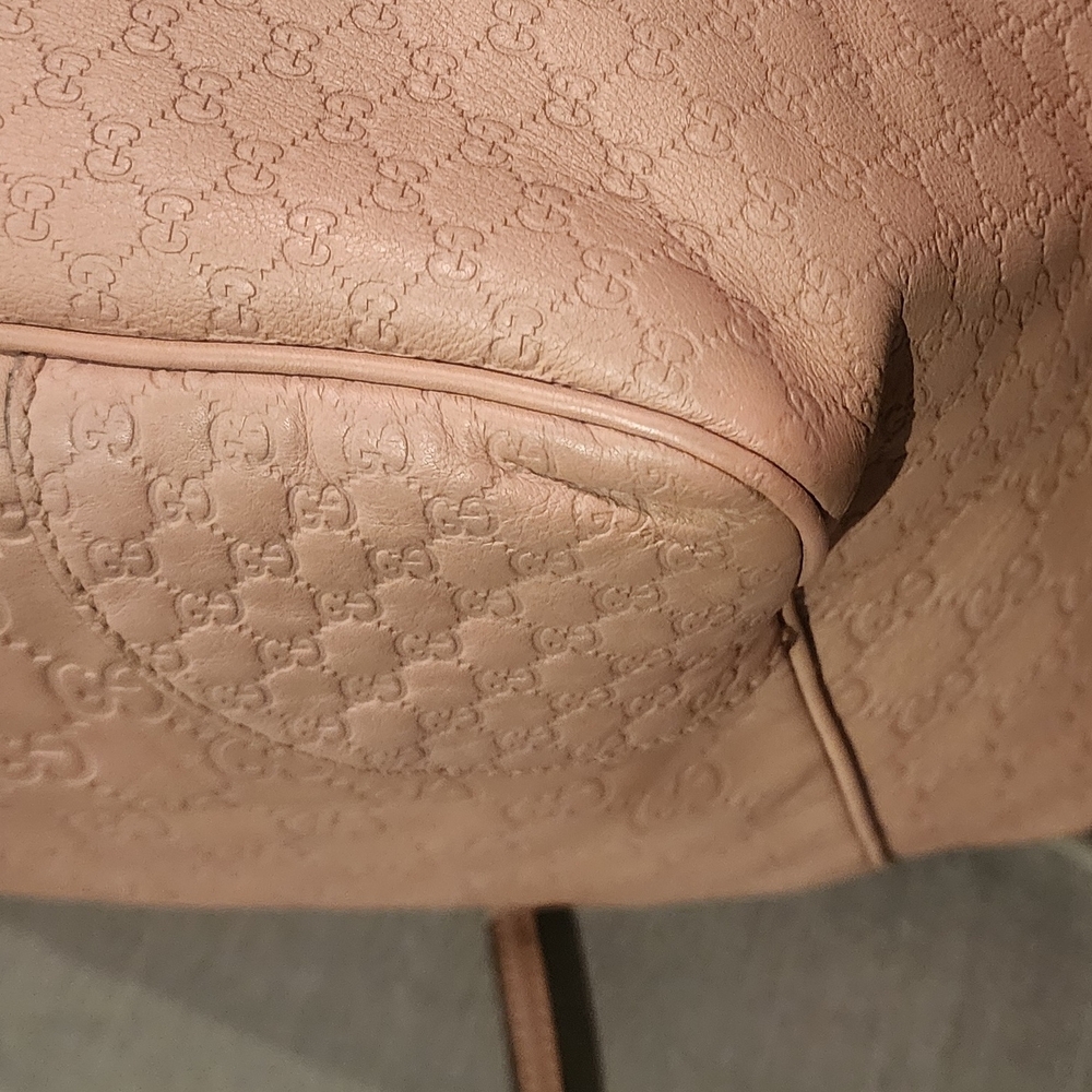Gucci Blush Pink Embossed Tote - Picture 4 of 16